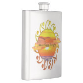 Happy Thoughts Sunset 2443 Flachmann (Rechts)