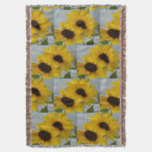 Happy Throw Blanket Decke (Vorderseite Vertikal)