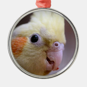 Happy tiel ornament aus metall