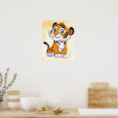 Happy Tiger Cartoon Art Print! Niedliche Tiger Wal Poster (Küche)