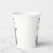 Happy Tiger mit Party Hut und Geschenke, Geburtsta Pappbecher (Rechts)