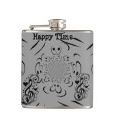 Happy Time_ Flachmann (Vorderseite)