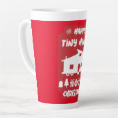 Happy Tiny House Christmas Milchtasse (Linke Ecke)