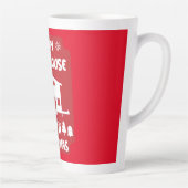 Happy Tiny House Christmas Milchtasse (Rechts)