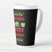 Happy Tiny House Christmas Milchtasse (Rechte Ecke)
