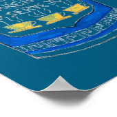 Happy To Serve You Blue Greek Diner Coffee Cup Nyc Poster (Ecke)