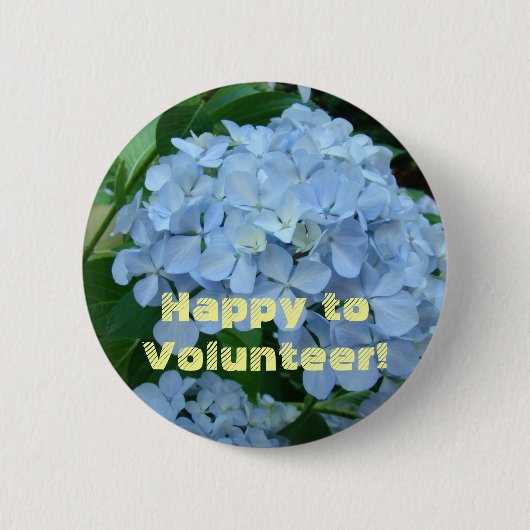 Happy to Volunteer! Buttons Vounteers Buttons (Vorderseite)