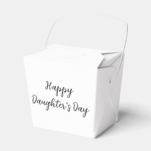 Happy Töchter Tag si.ple minimaler Name Text t Geschenkschachtel