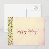 Happy Today Postcard Postkarte (Vorne/Hinten)