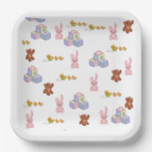 Happy Toddler Birthday  Pappteller (Vorderseite)