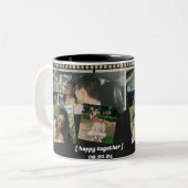 Happy Together - Personalisiertes Foto Tasse mit 3 (Vorderseite Links)