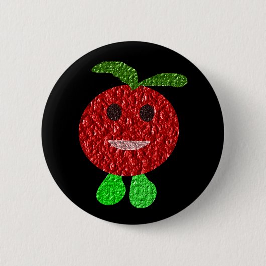 Happy Tomato Button (Vorderseite)