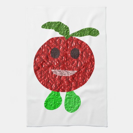 Happy Tomato Küchentuch (Vertikal)