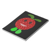 Happy Tomato Notepad Notizblock (Rotiert)