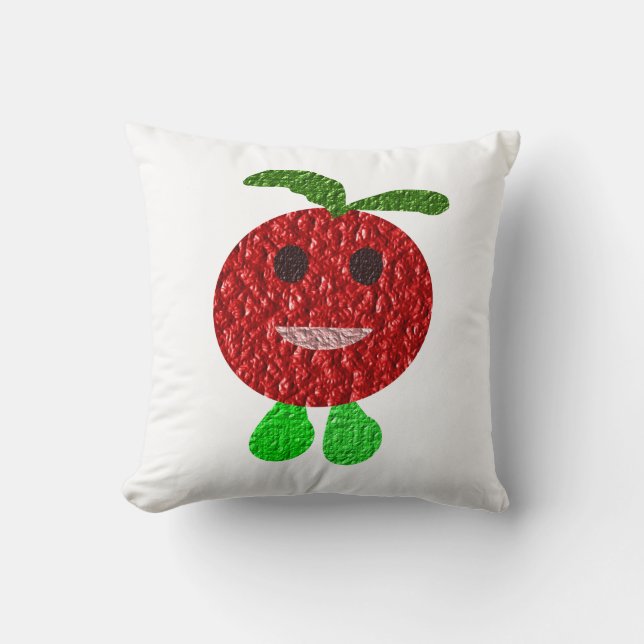 Happy Tomato Pillow Kissen (Vorderseite)