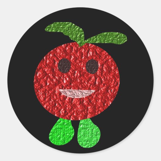 Happy Tomato Sticker (Vorderseite)