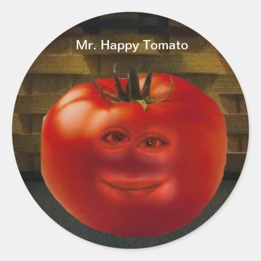 Happy Tomato Stickers (Vorderseite)