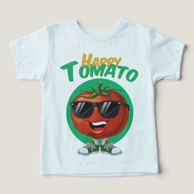 Happy Tomato - Vegane Welttagsfeier (Design Vorderseite)