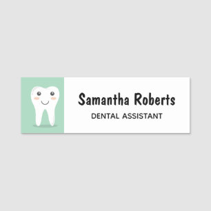 Happy Tooth Dental Assistant Namensschild