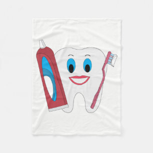 Happy Tooth Fleecedecke