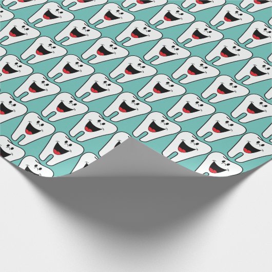 Happy Tooth Geschenkpapier (Ecke)