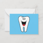 Happy Tooth Mitteilungskarte (Vorderseite)
