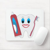 Happy Tooth Mousepad (Mit Mouse)