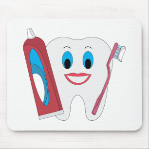 Happy Tooth Mousepad