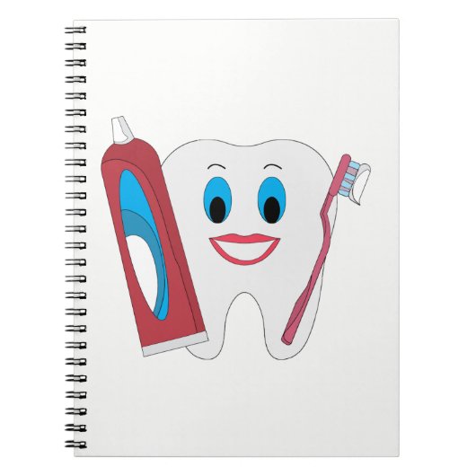 Happy Tooth Notizblock (Vorderseite)