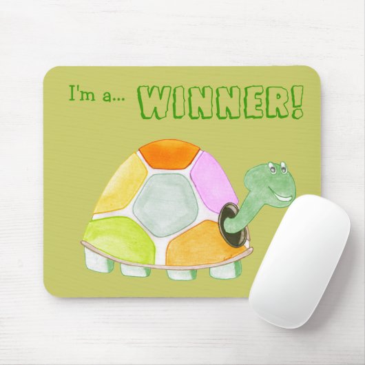 Happy Tortoise Mousemat Mousepad (Mit Mouse)