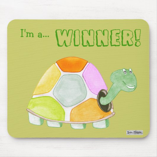 Happy Tortoise Mousemat Mousepad (Vorne)