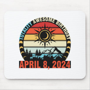 Happy Totality Solar Eclipse Phantastisch Geburtst Mousepad