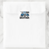 Happy Tracks Big Brother Runder Aufkleber (Tasche)