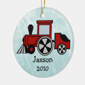 Happy Tracks Choo Keramik Ornament (Links)