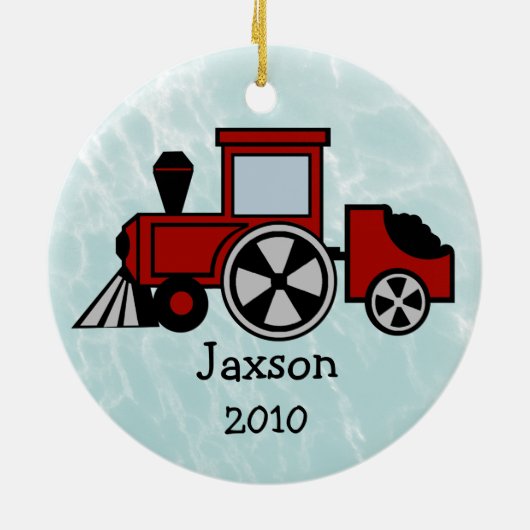 Happy Tracks Choo Keramik Ornament (Hinten)