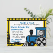 Happy Tracks - Einladung (Stehend Vorderseite)