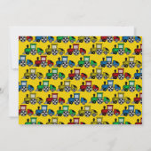 Happy Tracks - Einladung (Rückseite)