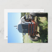 Happy Tractor! Postkarte (Vorne/Hinten)