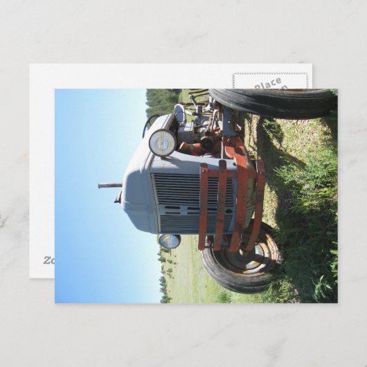 Happy Tractor! Postkarte (Vorne/Hinten)