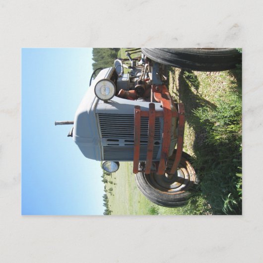 Happy Tractor! Postkarte (Vorderseite)