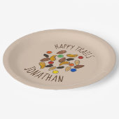 Happy Trails Camping Trail Mix Abschied Rente Pappteller (Schrägansicht)