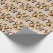 Happy Trails Camping Wandern im Val Piora Geschenkpapier (Ecke)