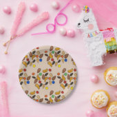 Happy Trails Camping Wandern im Val Piora Pappteller (Party)