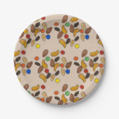 Happy Trails Camping Wandern im Val Piora Pappteller (Vorderseite)