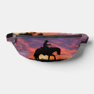 HAPPY TRAILS COWBOY BAUCHTASCHE