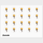 Happy Trails Runder Aufkleber (Blatt)