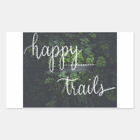 Happy Trails Stickers (Vorderseite)