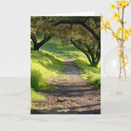 Happy Trails to You Card Karte (Gelbe Blume)