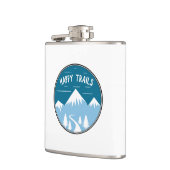 Happy Trails Wandern Flachmann (Links)