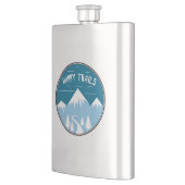 Happy Trails Wandern Flachmann (Links)